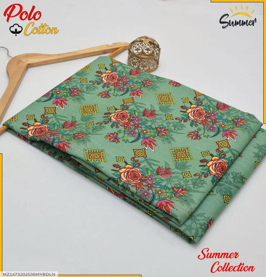 2 PC WOMEN UNSTITCHED PRINTED SUIT